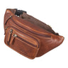 "Greg" bum bag / bæltetaske Ægte læder til mænd og kvinder Large