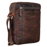 "Fox" Læder Herrentaske Vintage Messenger Taske Lille og Praktisk