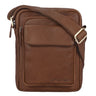„Jannis“ Læder Skuldertaske Lille Vintage Messenger Taske Herre