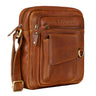 "Ryan" Lille Vintage Læder Skuldertaske Herrer 9 7 Tommer Crossbody