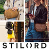 B-Stock "Kira" skuldertaske kvinder læder vintage