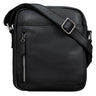 "Kennedy" Lille Skuldertaske i Ægte Læder Vintage Messenger Taske