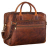 "Dawson" lædermappe skuldertaske laptoprum 15,6 tommer stor unisex