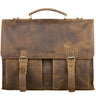 B-Stock "Constantin" vintage lærertaske dokumentmappe