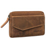 "Cruz" Vintage Nøgletaske I Læder Med RFID Beskyttelse Elegant