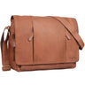 B-Stock "Erik" vintage skuldertaske i læder 15,6 tommer