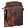 B-Stock "Amadeo" Elegant Læder Skuldertaske til Mænd Lille Crossbody