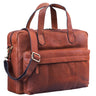 B-Stock "Erich" vintage kontortaske i læder