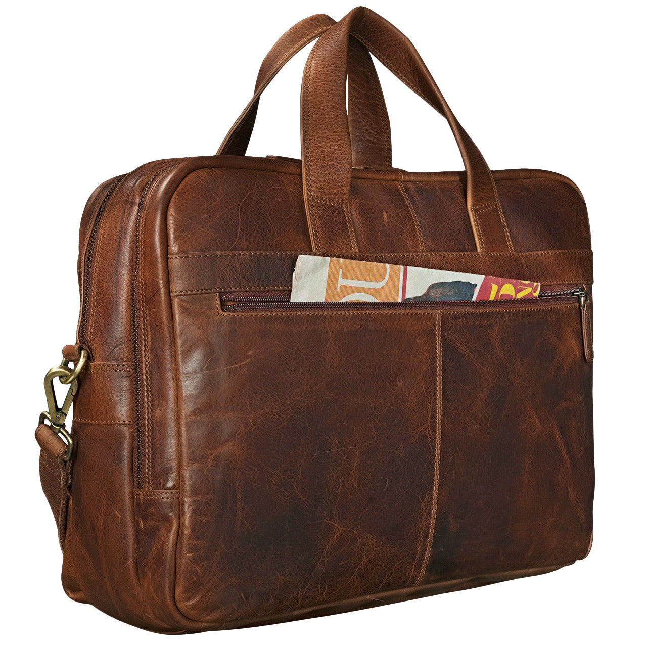 Business Ledertasche Groß 