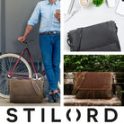 Herren Kuriertasche Retro-Look