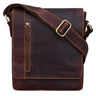 „Easton“ Lille Messenger Taske Ægte Læder Vintage Skuldertaske
