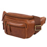 "Greg" bum bag / bæltetaske Ægte læder til mænd og kvinder Large