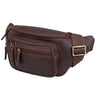 "Greg" bum bag / bæltetaske Ægte læder til mænd og kvinder Large
