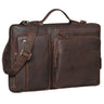 "Torsten" Laptoptasche Herren Leder Sleeve 15,6-17 Zoll