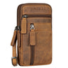 „Asher“ Læder Mænds Bæltepung Vintage Crossbody Taske Til Mobil
