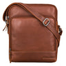 "Faro" Vintage Umhängetasche Herren Klein Leder Messenger Bag 11 Zoll